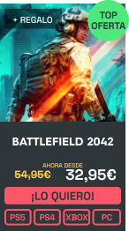 Comprar Battlefield 2042 - Estándar, Estándar | Digital, Gold | Digital, Ultimate | Digital, Xbox Live, PC, PS4, PS5, Xbox One, Xbox Series | xtralife