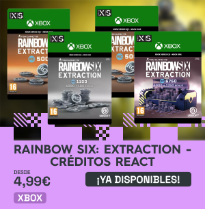 Comprar Rainbow Six: Extraction - Créditos REACT - Digital, Xbox Live, Xbox One, Xbox Series | xtralife