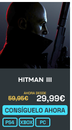 Comprar Hitman III - Estándar, Pack + Figura, Pack Doble + Figura, Figura, PC, PS4, PS5, Xbox One, Xbox Series | xtralife