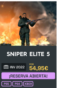 Comprar Sniper Elite 5 - Estándar, PS4, PS5, Xbox One, Xbox Series | xtralife
