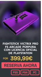 Reservar Fightstick Victrix Pro FS Arcade Púrpura con Licencia Oficial de PlayStation - PS5, PS4, PC, Pro FS Púrpura, Fightsticks | xtralife