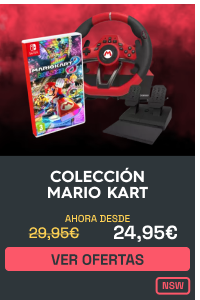 Comprar Mario Kart 8 Deluxe Switch Estándar 3DS Nintendo eShop Pack Volante Pro | xtralife