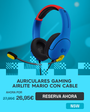 Comprar Auriculares Gaming Airlite Mario con Cable Switch | xtralife