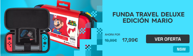 Comprar Funda Travel Deluxe Edición Mario Switch | xtralife