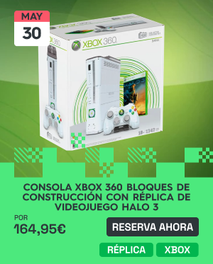Reservar Consola Xbox 360 Bloques de Construcción con Réplica de Videojuego HALO 3 Figuras de Videojuegos | xtralife